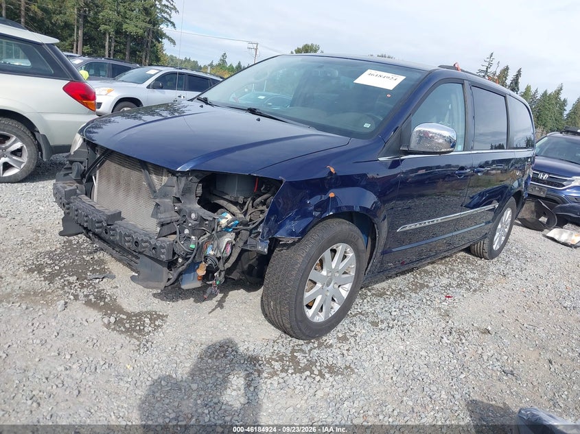 Vin: 2c4rc1cg7cr269829, lot: 46684784, chrysler town & country touring-l 20122
