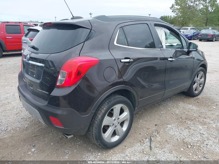 Vin: kl4cjasb5gb692943, lot: 46684814, buick encore 20164