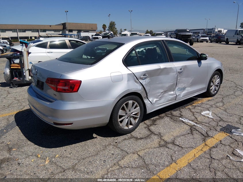 Vin: 3vwd17aj4fm314011, lot: 46684816, volkswagen jetta 1.8t se 20154