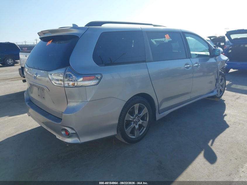 Vin: 5tdxz3dc3js925137, lot: 46684824, toyota sienna se 8 passenger 20184