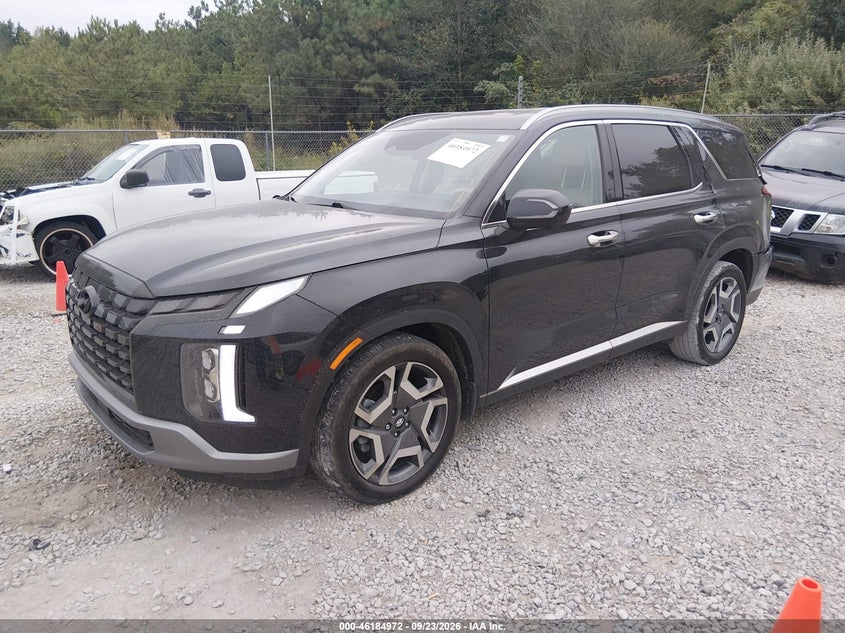 2025 Hyundai Palisade Limited, Rear, IAAI, VIN KM8R54GE3SU840346 — photo 2