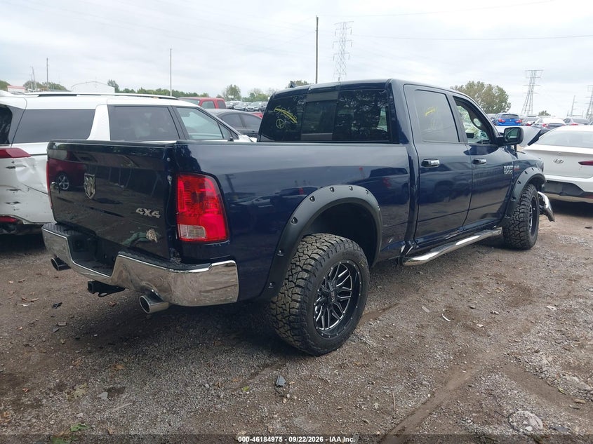 Vin: 1c6rr7tt2hs613093, lot: 46684835, ram 1500 big horn  4x4 6'4 box 20174