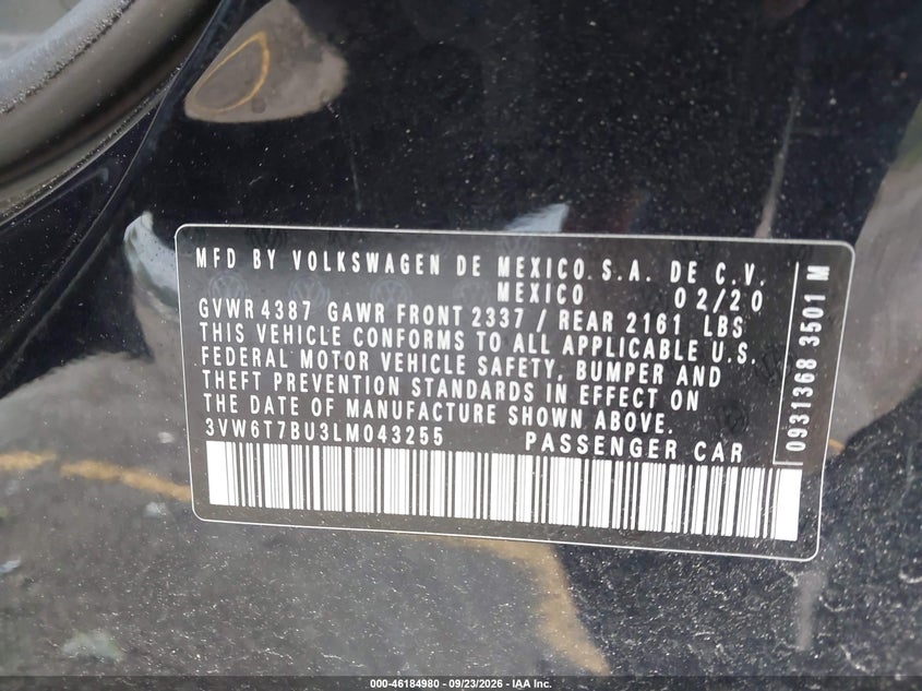 2020 VOLKSWAGEN JETTA GLI 2.0T AUTOBAHN/2.0T S · Фото 9