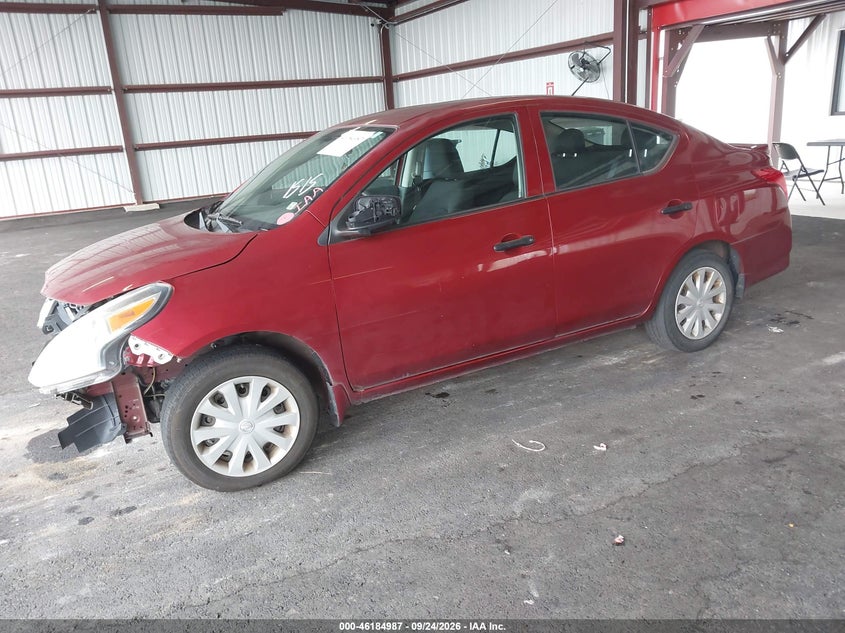 Vin: 3n1cn7ap2jl821515, lot: 46684847, nissan versa 1.6 s+ 20182