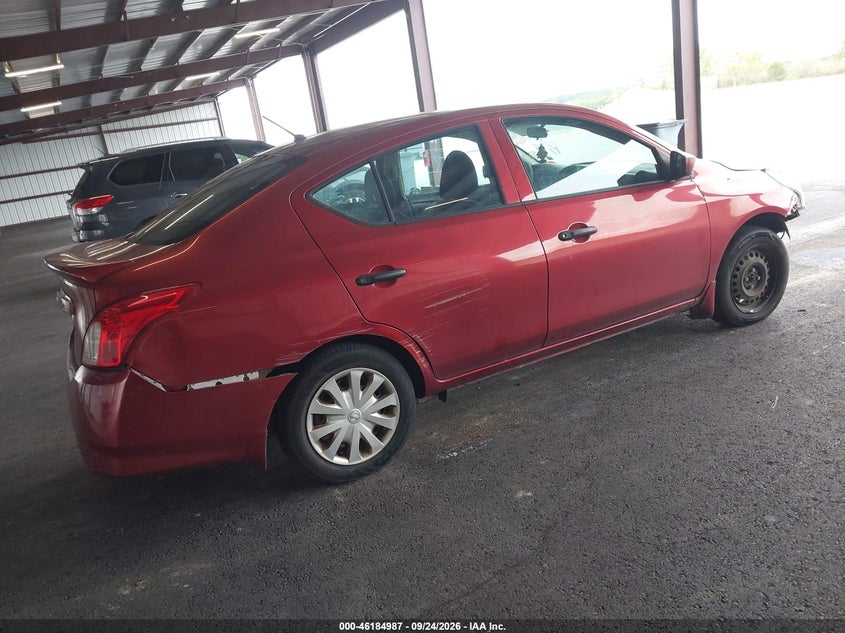 Vin: 3n1cn7ap2jl821515, lot: 46684847, nissan versa 1.6 s+ 20184