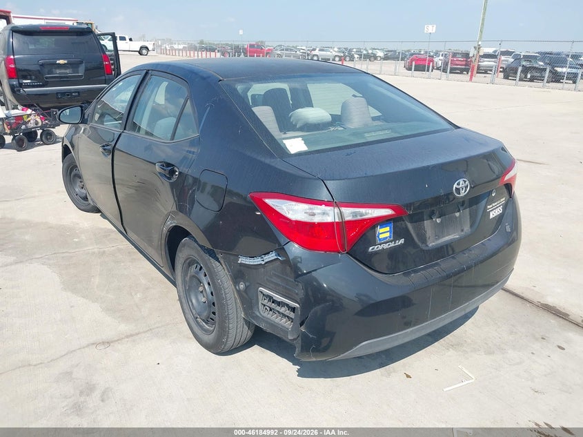 Vin: 5yfburhe8gp430425, lot: 46684852, toyota corolla l 20163