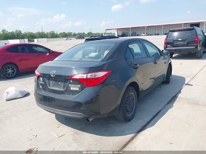 Vin: 5yfburhe8gp430425, lot: 46684852, toyota corolla l 20164