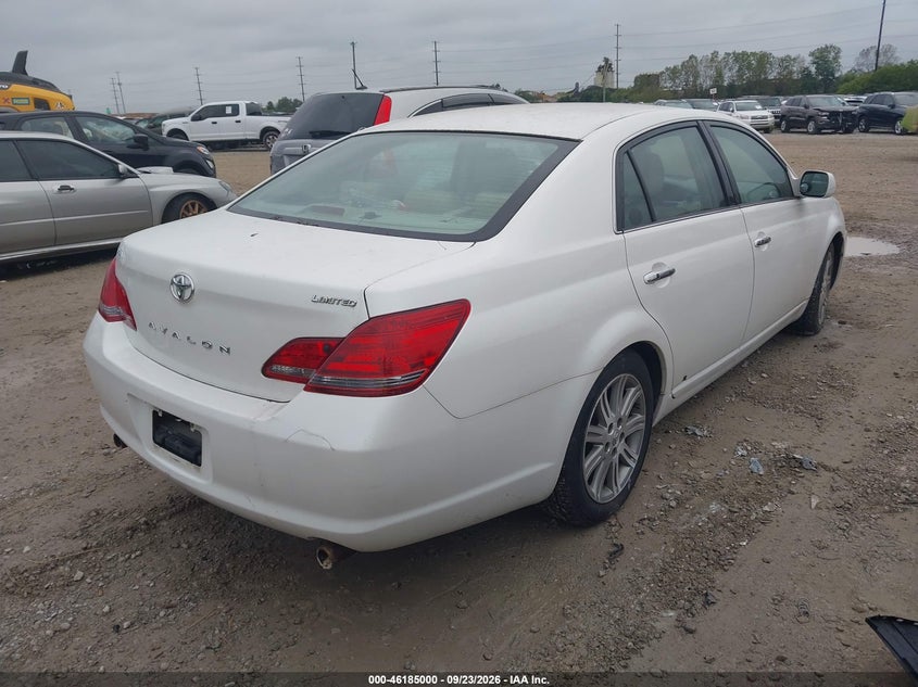 TOYOTA AVALON 2008 VIN 4T1BK36B08U294335