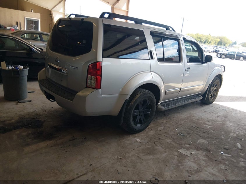 Vin: 5n1ar1nn2bc623234, lot: 46684869, nissan pathfinder silver 20114
