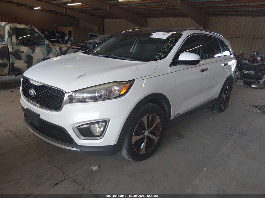 Vin: 5xyphda58gg155652, lot: 46684872, kia sorento 3.3l ex 20162