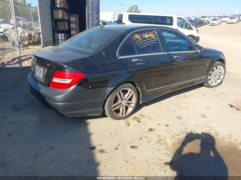 Vin: wddgf4hb6cr231789, lot: 46684874, mercedes-benz c 250 sport 20124