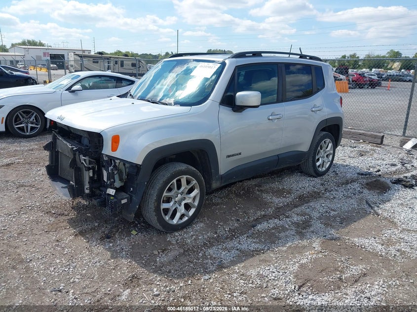 Vin: zaccjbbb8jph69930, lot: 46684877, jeep renegade latitude 4x4 20182