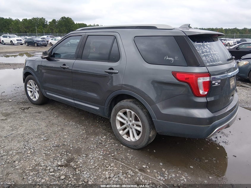 Vin: 1fm5k7d80hga55054, lot: 46684908, ford explorer xlt 20173