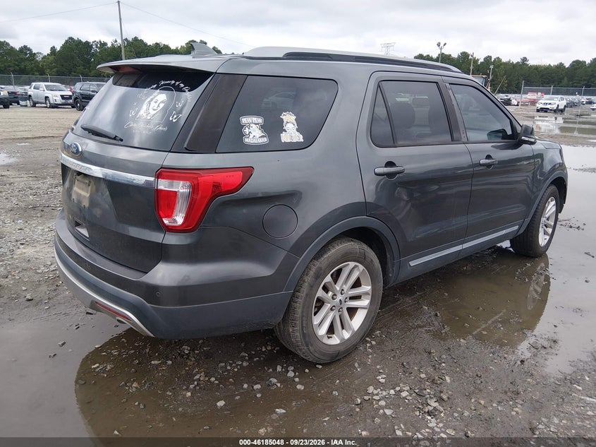 Vin: 1fm5k7d80hga55054, lot: 46684908, ford explorer xlt 20174