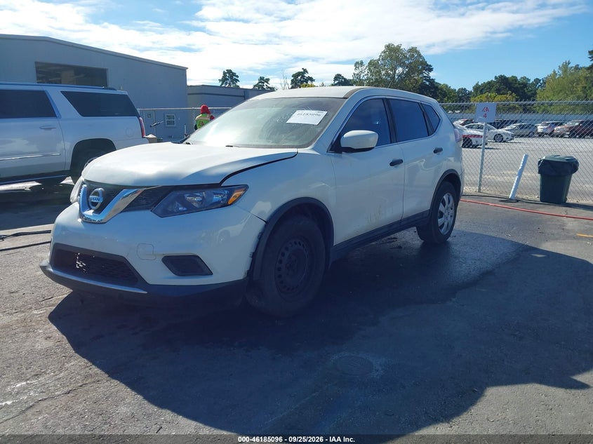 2016 Nissan Rogue, Front End, IAAI, VIN 5N1AT2MT6GC869721 — photo 2