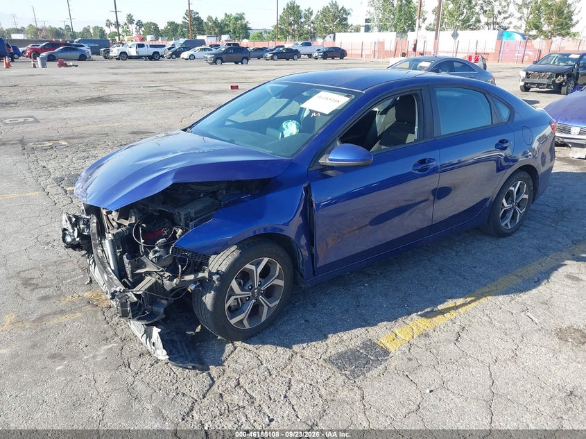 Vin: 3kpf24ad9le195184, lot: 46684968, kia forte lxs 20202