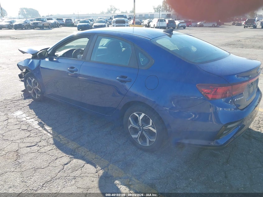 Vin: 3kpf24ad9le195184, lot: 46684968, kia forte lxs 20203