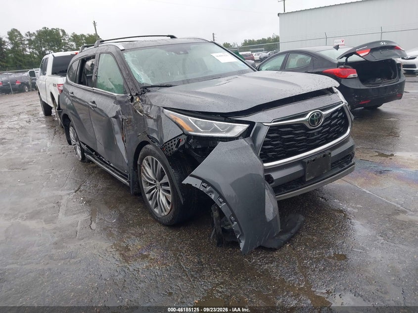 Vin: 5tdfzrbh7ms143909, lot: 46684985, toyota highlander platinum 2021 img_1