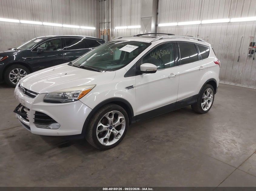 Vin: 1fmcu9j95dud69675, lot: 46684986, ford escape titanium 20132