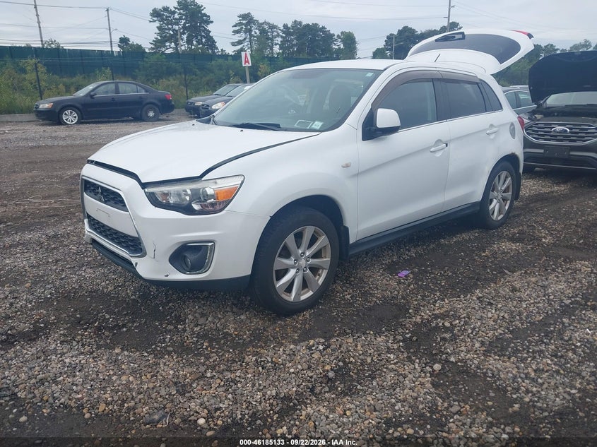 Vin: 4a4ar4au8ee023791, lot: 46684992, mitsubishi outlander sport se 20142