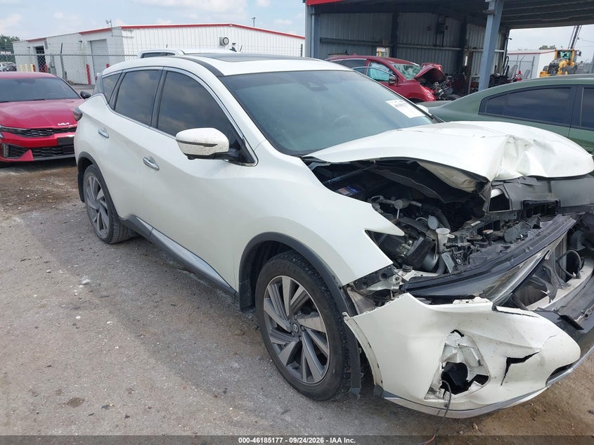 Vin: 5n1az2cj8mc123040, lot: 46685037, nissan murano sl fwd 2021 img_1