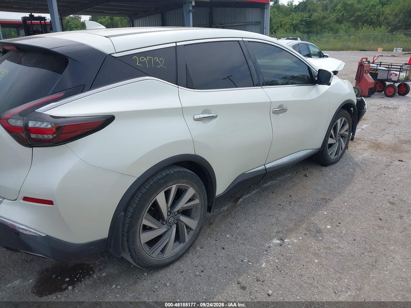 Vin: 5n1az2cj8mc123040, lot: 46685037, nissan murano sl fwd 20214