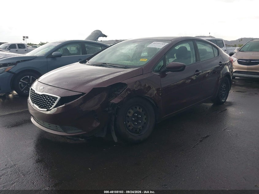 Vin: 3kpfl4a72je201802, lot: 46685043, kia forte lx 20182