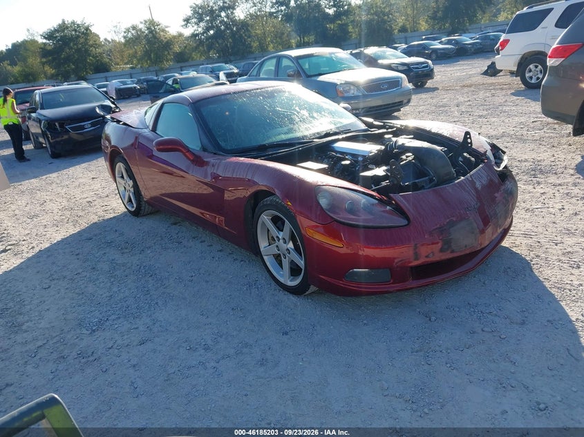2007 Chevrolet Corvette, Перёд, IAAI, VIN 1G1YY26U475134243