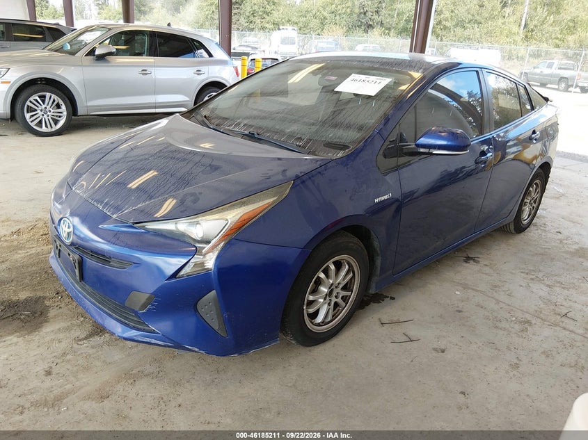 2016 Toyota Prius, Rear, IAAI, VIN JTDKARFU9G3515589 — photo 2