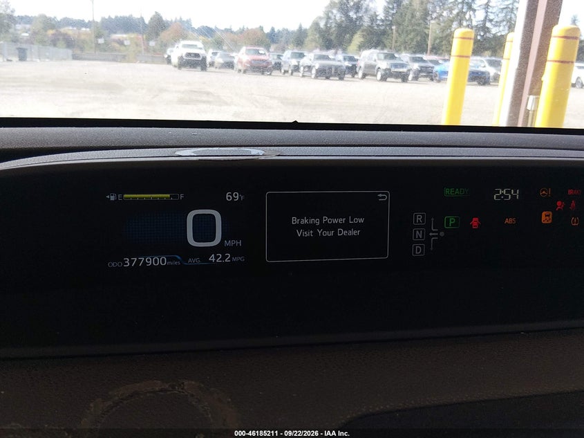 TOYOTA PRIUS 2016 VIN JTDKARFU9G3515589