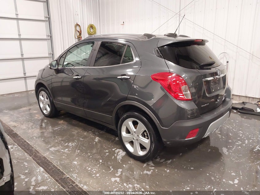 Vin: kl4cjgsb4gb601163, lot: 46685092, buick encore leather 20163