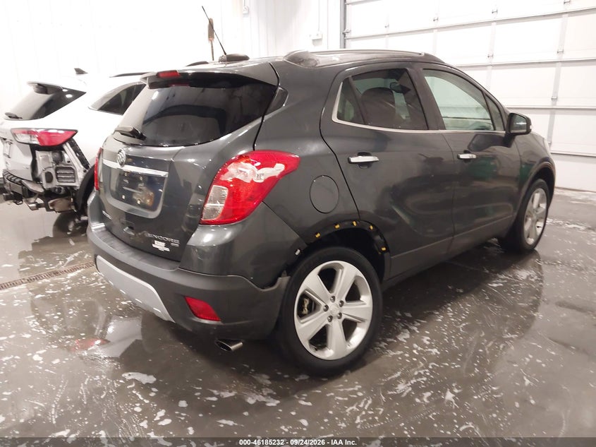 Vin: kl4cjgsb4gb601163, lot: 46685092, buick encore leather 20164