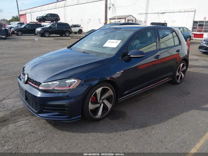 Vin: 3vw447au8jm287440, lot: 46685095, volkswagen golf gti 2.0t autobahn/2.0t s/2.0t se 20182