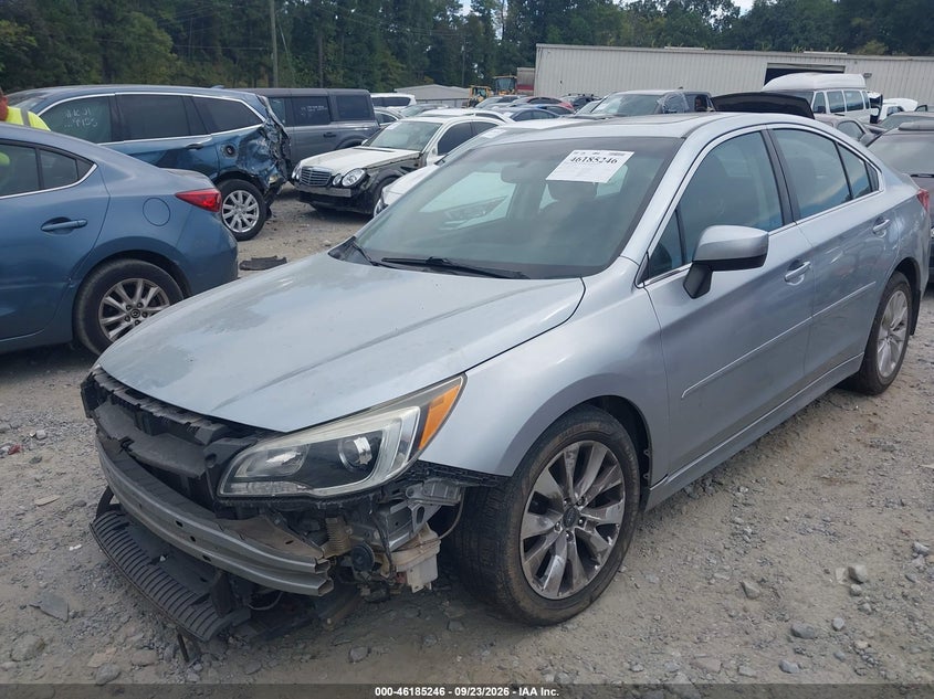 Vin: 4s3bnad6xf3075987, lot: 46685106, subaru legacy 2.5i premium 20152