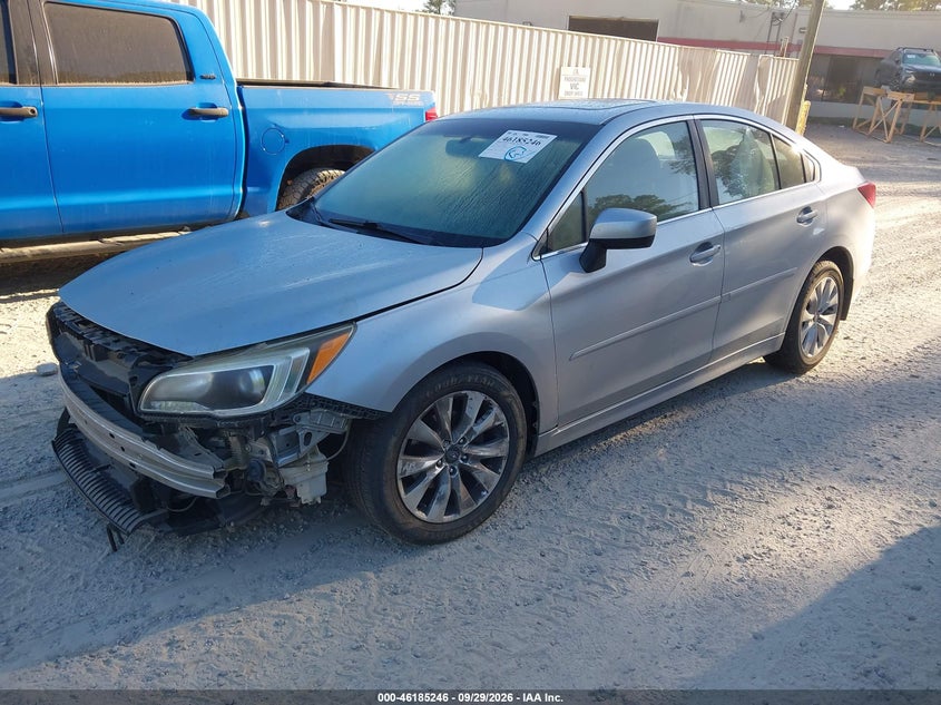 Vin: 4s3bnad6xf3075987, lot: 46685106, subaru legacy 2.5i premium 20152
