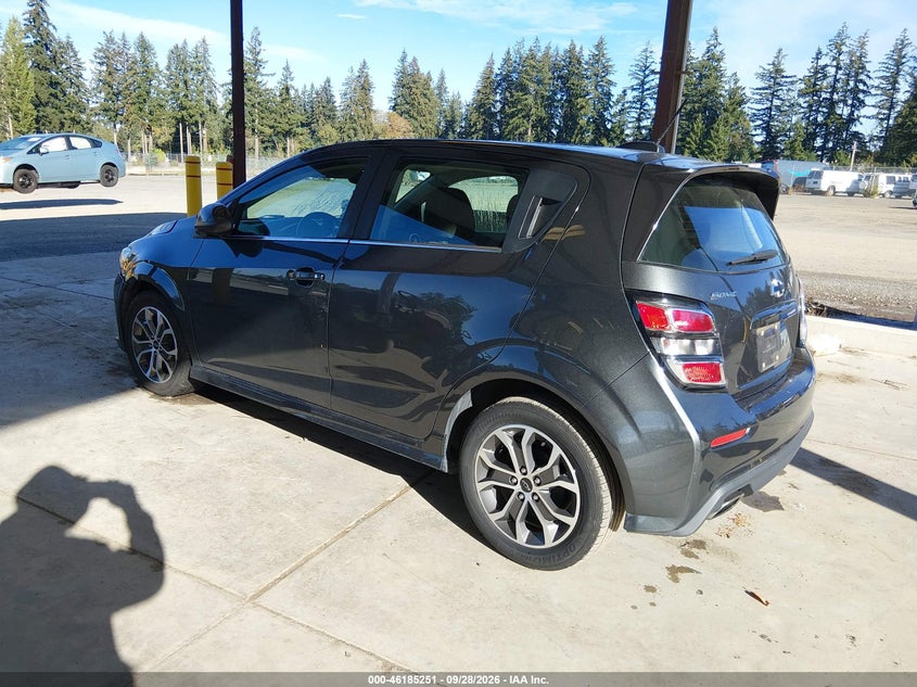 Vin: 1g1jd6sg6j4107899, lot: 46685111, chevrolet sonic lt auto 20183