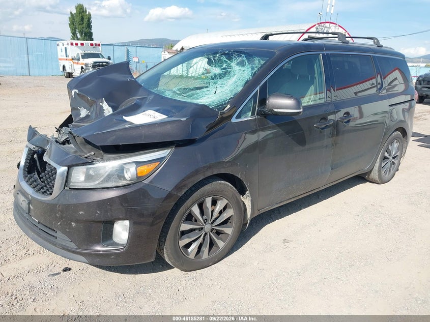 Vin: kndmc5c1xg6148173, lot: 46685141, kia sedona sx 20162