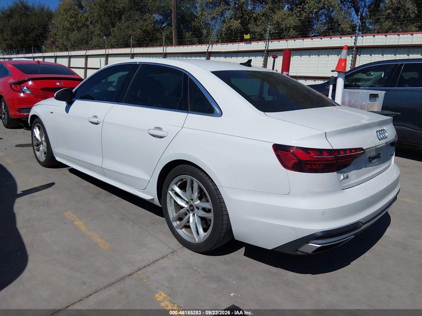 Vin: waueaaf44nn003865, lot: 46685143, audi a4 premium plus 45 tfsi s line quattro s tronic 20223