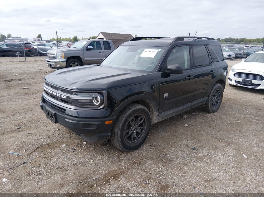 Vin: 3fmcr9b60nrd20009, lot: 46685146, ford bronco sport big bend 20222