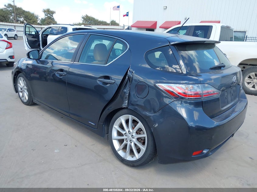 Vin: jthkd5bh8b2011606, lot: 46685165, lexus ct 200h premium 20113