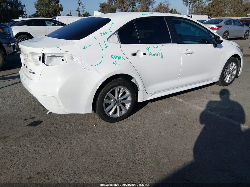 Vin: jtdbcmfe7r3051727, lot: 46685189, toyota corolla hybrid le 20244