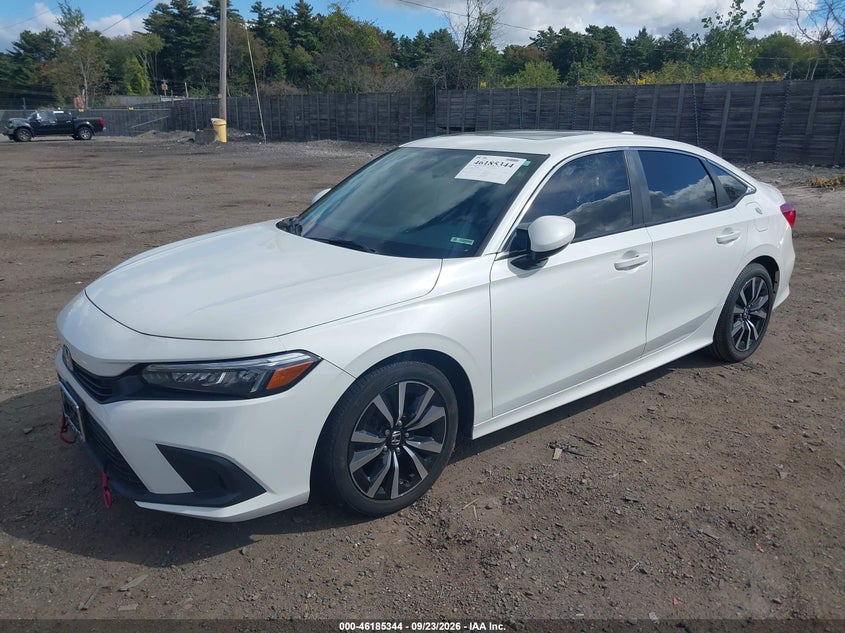 Vin: 2hgfe1f74nh322019, lot: 46685204, honda civic sedán ex 20222