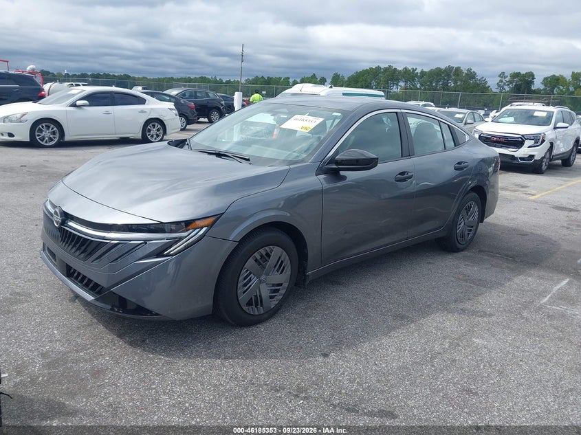 Vin: 3n1ab9bv8ty260820, lot: 46685213, nissan sentra s 20262