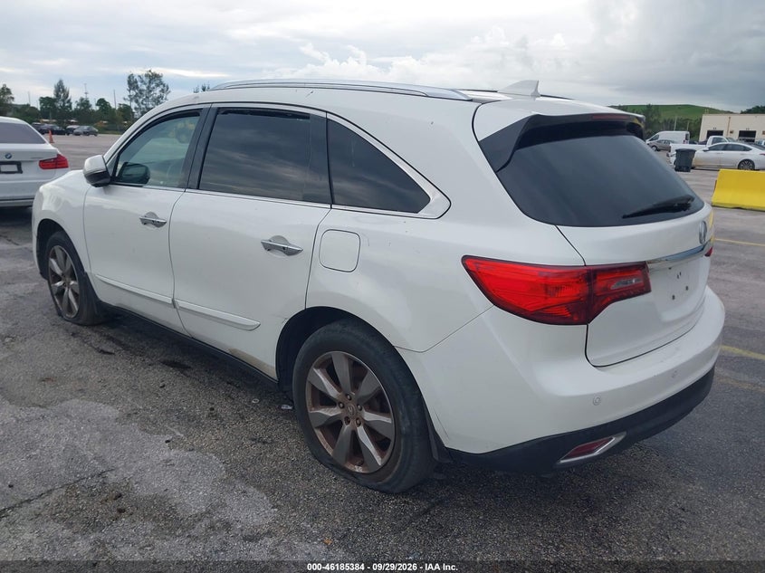 Vin: 5fryd3h81eb010997, lot: 46685244, acura mdx advance pkg w/entertainment pkg 20143