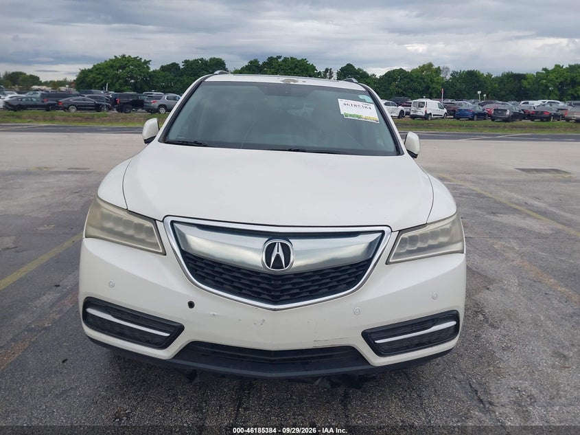 ACURA MDX 2014 VIN 5FRYD3H81EB010997