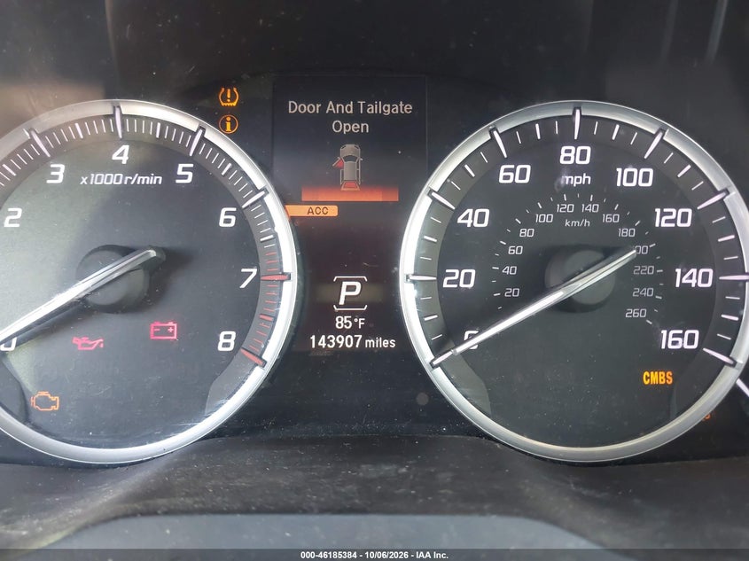 ACURA MDX 2014 VIN 5FRYD3H81EB010997
