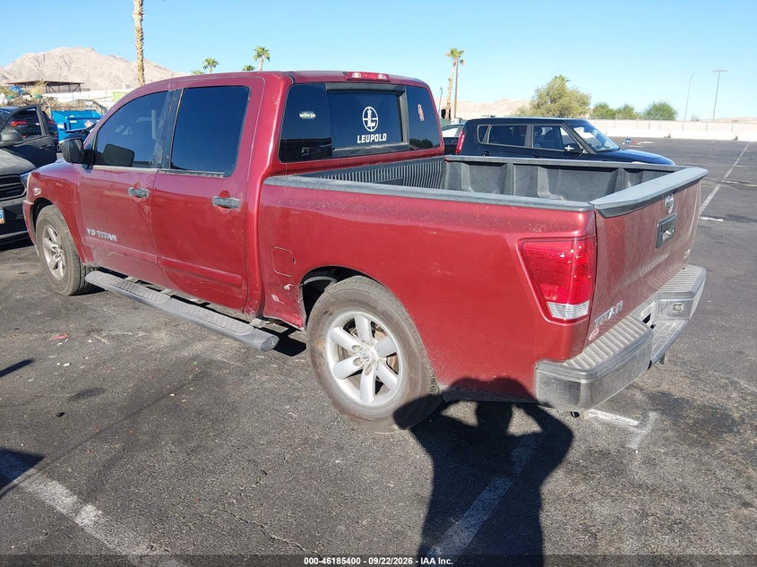 Vin: 1n6aa0ek0dn302793, lot: 46685260, nissan titan sv 20133