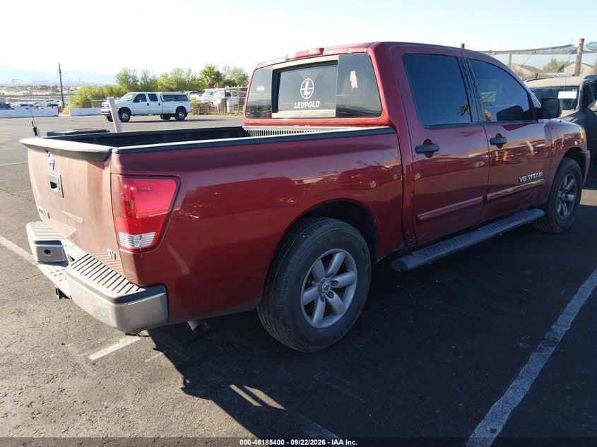 Vin: 1n6aa0ek0dn302793, lot: 46685260, nissan titan sv 20134