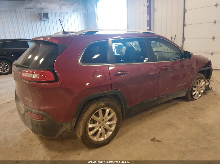 Vin: 1c4pjmds3gw373104, lot: 46685272, jeep cherokee limited 20164