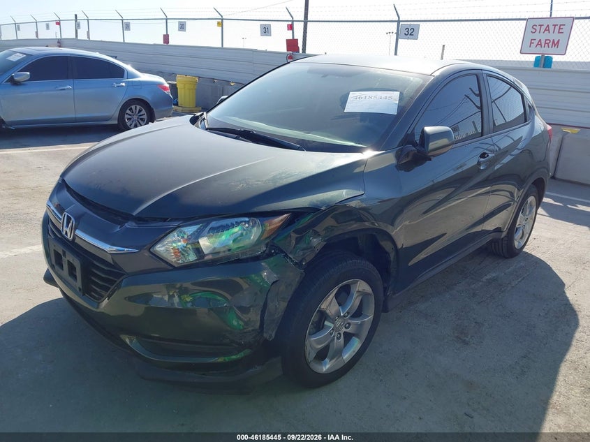 2018 Honda Hr-V Lx, Left & Right Side, IAAI, VIN 3CZRU5H35JG706492 — photo 2